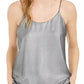 Bar III Women's Spaghetti Strap Camisole Silver Size Small