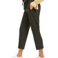 Bar III Women's Striped Tie-Waist Pants Charcoal Size 10