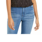 Ash & Violet Women's Polka Dot Knot Front Pouf Sleeve Top Black Size X-Large