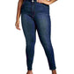 Cotton On Women's Curve Tall Adrianna Skinny High Jean Navy Size Petite Small