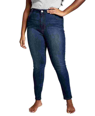Cotton On Women's Curve Tall Adrianna Skinny High Jean Navy Size Petite Small