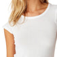 Cotton On Women's Sheer Retro Scoop Tee White Size Large