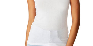 Cotton On Women's Sheer Retro Scoop Tee White Size Large