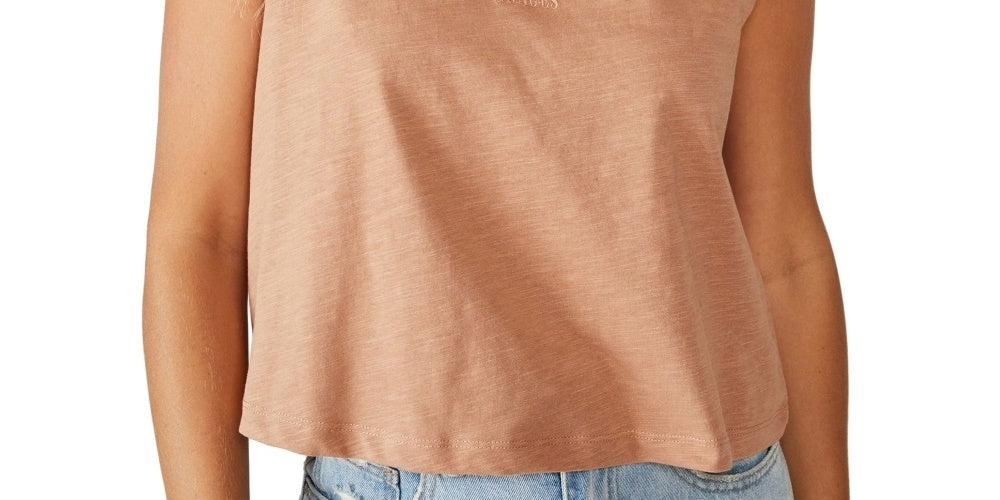 Cotton On Women's Marley Graphic Muscle Tank Top Brown Size Small