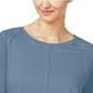 Style & Co Women's Cotton High-Low Top Dark Blue Size Small