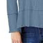Style & Co Women's Cotton High-Low Top Dark Blue Size Small