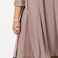 R & M Richards Women's Plus Embellished Dress & Jacket Set Purple Size 14W