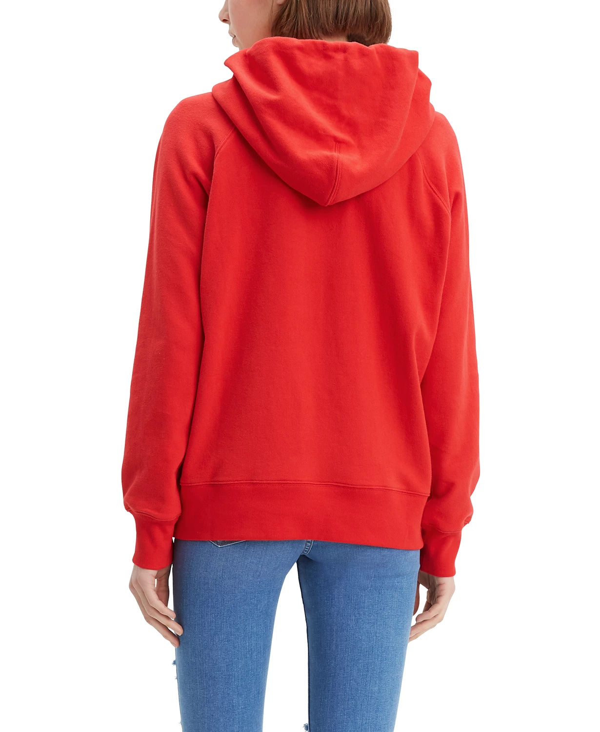 Levi's Women's Graphic Sport Hoodie Red Size Small