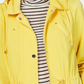Charter Club Women's Anorak Rain Jacket Yellow Petite Large