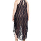 Love Squared Women's Trendy Plus Size Lace Overlay Dress Dark Blue Size 2X