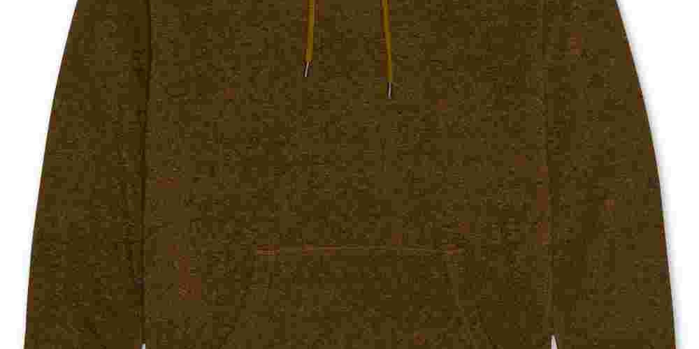 Levi's Men's Cash Textured Fleece Hoodie Gold Size Small