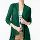 INC International Concepts Women's Draped Cardigan Green Size X-Small