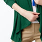 INC International Concepts Women's Draped Cardigan Green Size X-Small