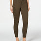 Style & Co Women's Curvy-Fit Tummy-Control Skinny Jeans Green Size 4 Petite