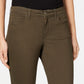 Style & Co Women's Curvy-Fit Tummy-Control Skinny Jeans Green Size 4 Petite