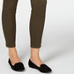 Style & Co Women's Curvy-Fit Tummy-Control Skinny Jeans Green Size 4 Petite