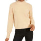 Sun + Moon Women's Fuzzy Mockneck Sweater Beige Size X-Small