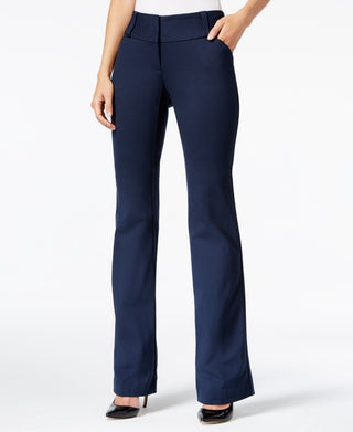 Alfani Women's Trouser Leg Modern Blue Size Small