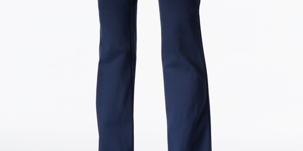 Alfani Women's Trouser Leg Modern Blue Size Small