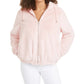 Maralyn & Me Juniors' Reversible Cropped Hooded Faux-Fur Coat Pink Size X-Large