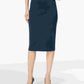 Alfani Women's Below Knee Pencil Skirt Blue Size Small