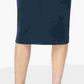Alfani Women's Below Knee Pencil Skirt Blue Size Small