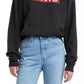 Levi's Women's Limited Unbasic Cotton Graphic Sport Hoodie Black Size Large