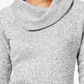 Ideology Women's Cowl Neck Pullover White Size XX-Large