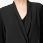 Alfani Women's Surplice Top Black Size Petite Small