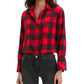 Levi's Women's Utility Shirt Red Size X-Large