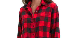 Levi's Women's Utility Shirt Red Size X-Large