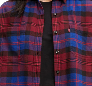 Levi's Women's utility Shirt Red Size Small