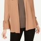 Alfani Women's Tie-Sleeve Cardigan Taupe Size Small