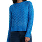 Lucky Brand Women's Long Sleeve Crew Neck T-Shirt Sweater  Blue Size Small