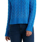 Lucky Brand Women's Long Sleeve Crew Neck T-Shirt Sweater  Blue Size Small