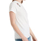 Lucky Brand Women's Embroidered Cotton T-Shirt White Size Small