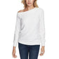 1.STATE Women's Embellished Off-The-Shoulder Top White