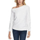 1.STATE Women's Embellished Off-The-Shoulder Top White
