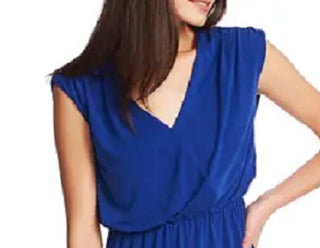 1.STATE Women's V-Neck Sheath Dress Blue