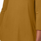 JM Collection Women's Scoop Neck Top Gold Size Medium