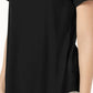 JM Collection Women's Scoop-Neck Top Black Size X-Small