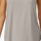 JM Collection Women's Scoop Neck Tank Top Brown Size Medium