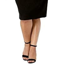 R & M Richards Women's Off The Shoulder Flared Sleeve Dress Black Size 20W