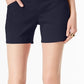 INC International Concepts Women's Curvy Pull On Shorts Navy Size 2