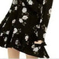 American Rag Junior's Floral Faux Wrap Dress Black Size Medium