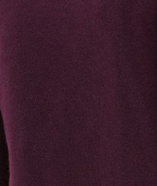 Calvin Klein Women's Button-Detail Crewneck Sweater Purple Size X-Large
