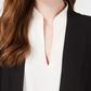 Calvin Klein Women's Illusion Trim Shrug Cardigan Black Size Small