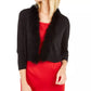 Calvin Klein Women's Feather Trim Shrug Black Size X-Large