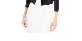 Calvin Klein Women's Long Sleeve Open Cardigan Formal Jacket Black Size Large