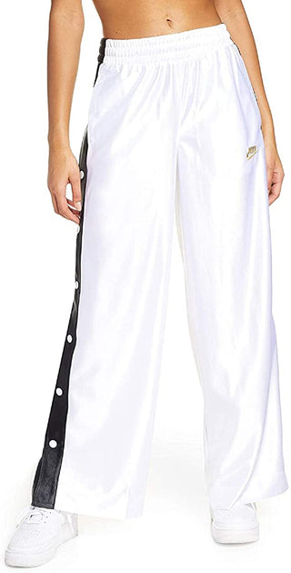 Nike Women's Sportswear Glam Dunk Snap Pants White Size Large